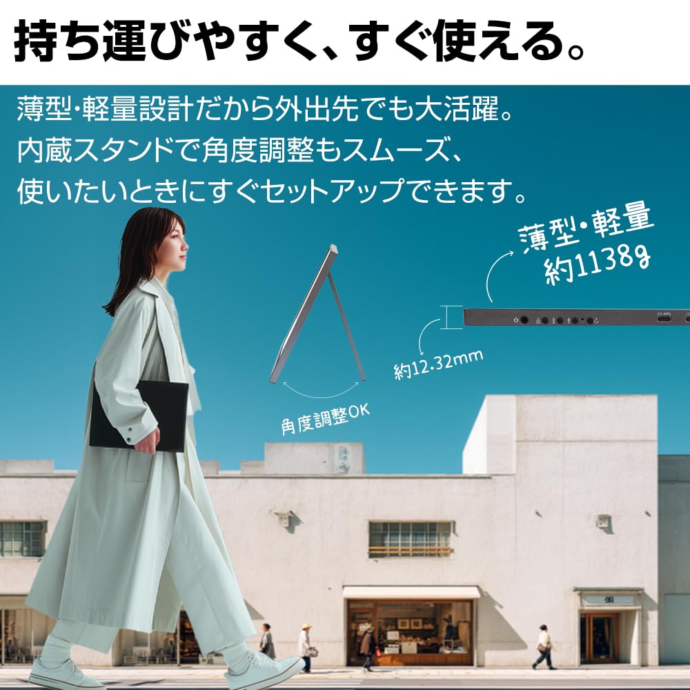 Amazon.co.jp: WINTEN モバイルモニター 18.5インチ フルHD 1920*1080